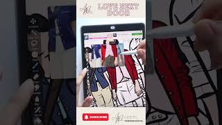 Digital Korean Art Style  I  Love Next Door KDrama  Artwork 2 I  Amahimi Digital