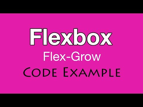 Flex-Grow Property with Code Examples Flexbox CSS Tutorial