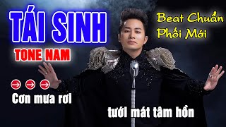 Tái Sinh Karaoke Tone Nam (Hát Nhiều Nhất) _ Beat Tùng Dương | Hoàng Thanh Music