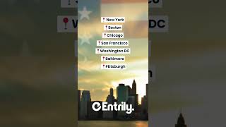 Top 10 US cities to International students🎓🗽 | Entrily Official #studyabroad #studyinusa