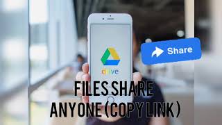 share google drive's file to anyone (copy link)#tips #true