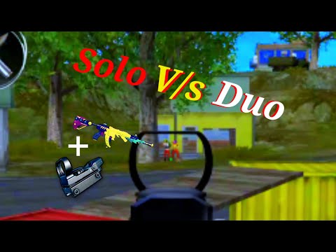 Solo V/s duo play match in ! pubg lite