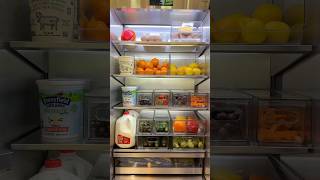 *asmr* fridge restock 💚🍓🍇 #restock #asmr #organizedhome #satisfying #aesthetic
