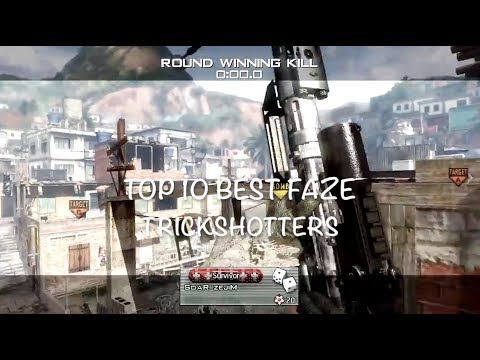 10 BEST FaZeClan Trickshotters EVER! (so many insane shots...)
