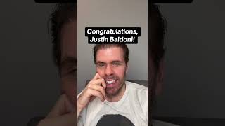Congratulations, Justin Baldoni!
