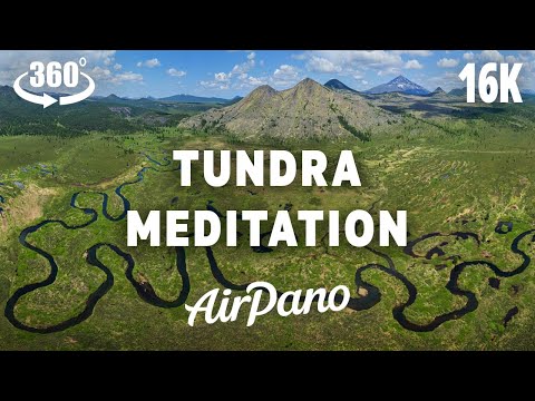 Kamchatka Forest-Tundra.  Trailer of 360° meditation