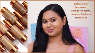 EX1 cosmetics Invisiwear Liquid Foundation |Perfect Olive/ Brown skin foundation