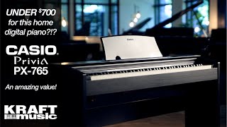 UNDER $700 for this piano?!? 🎹 The Privia PX-765 by Casio is an amazing value! 🔥