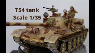 T54 tank - Trumpeter - Scale 1/35 - Master box figure
