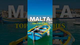 Top 5 beaches in Malta #travel #beaches #malta