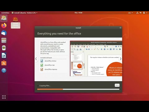 Ubuntu-18.04.4 Desktop 64 bit: Installation, software and memory, disk usage- Time-lapse photography