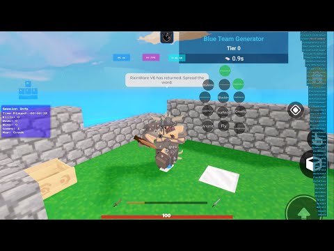 RainWareV6 NEWEST   ROBLOX Bedwars SCRIPT (2025 SHOWCASE)