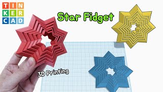 167) Star Fidget - 3D Modeling with Tinkercad How to design make