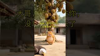今天请老鹰大哥吃榴莲，结果出意外了……#萌宠出道计划#猫咪 #原创动漫 #萌猫趣事 #治愈系 #胖橘  #funny