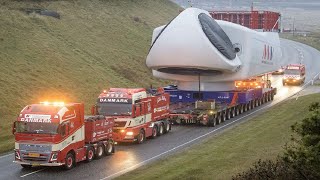 Extreme Dangerous Biggest Monster Oversize Truck Transport Operator, Heavy Equipment Machine Working
