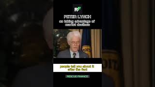 Peter Lynch on taking advantage of market decline #peterlynch #investing #stockmarket