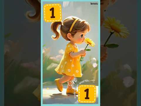 Count 1, 2, 3, 4 - Number song - Nursery rhyme, kids song,  preschool, kindergarten, grade 1,-8, AI