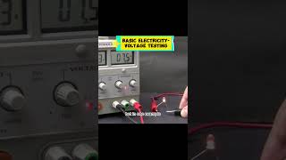 Basic Electricity Voltage Testing #electronics #chips #circuits #DIY #viral #quarktwin