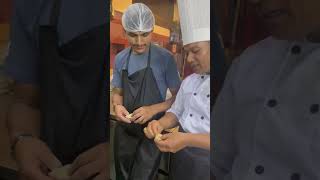 'Perfectly Done !!' #chef's tutorials 😉  #dumplings #nepalifood #shorts  #subscribe  @therenjiways