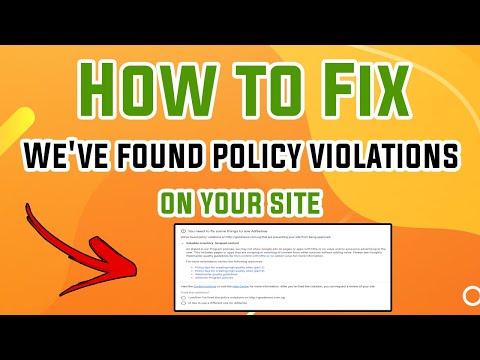 Google Adsense problems : How to Fix We've found policy violations on your site