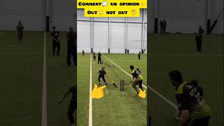 comment💬 ur opinion👈 out🙄 not out🤔#youtubeshorts #shorts #cricket #cricketlover
