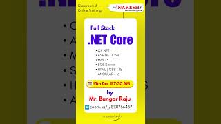 Full Stack DotNet Core | Naresh IT