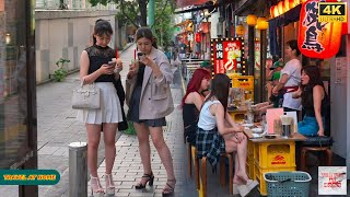4K HDR Japan travel 2025 | Sunset Walk in Shinjuku（新宿）Tokyo Japan |  Relaxing Natural City ambience