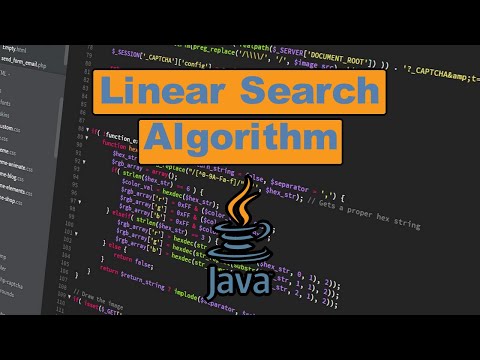 How to Code Linear Search in Java