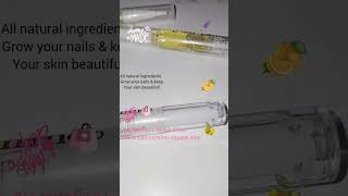 Cuticle oil! #nailgrowth #skincare #cuticleoil #nails #allnatural