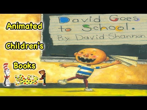 David Goes to School - Animated Children's Book