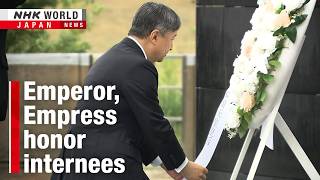 Imperial couple honor deceased Japanese internees in MongoliaーNHK WORLD-JAPAN NEWS