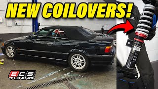 Installing ECS Tuning Coilovers on my E36: How Good Are They? | Vert Build Ep. 4