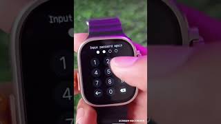 How to set password in T800 Ultra smartwatch Display 1.99#manish .... #tech #Manish Kumar Chaurasia