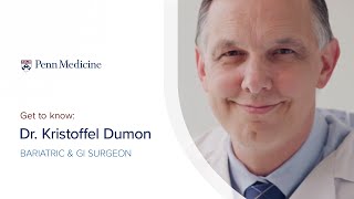 Meet Dr. Kristoffel R. Dumon, MD, Bariatric & GI Surgeon