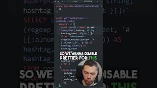 Use Prettier-Ignore 💡 #webdevelopment #frontenddeveloper #backenddeveloper #vscode #reactjs