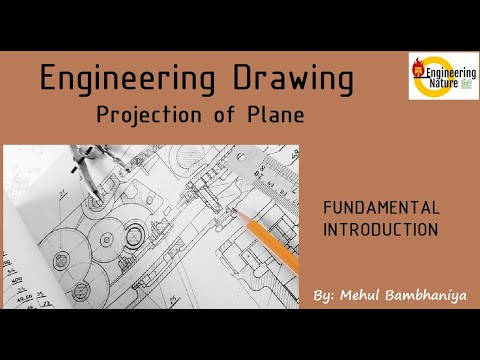 Engineering Drawing-Projection of Plane
