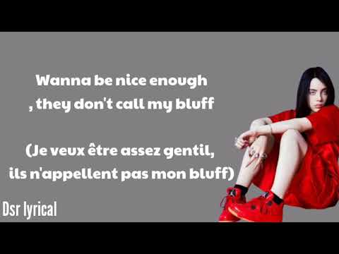 Billie eilish - there fore i am (lyrics / paroles)  traduction en français