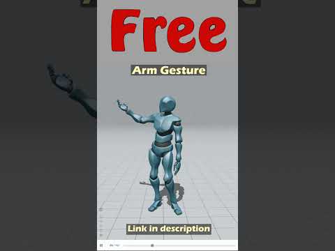 Arm Gesture. Free Mixamo animation for Daz Studio's Genesis 9