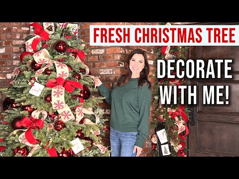 FRESH CHRISTMAS TREE MAKEOVER: Designer Tips for Your Front Porch! | Watch Before You Decorate