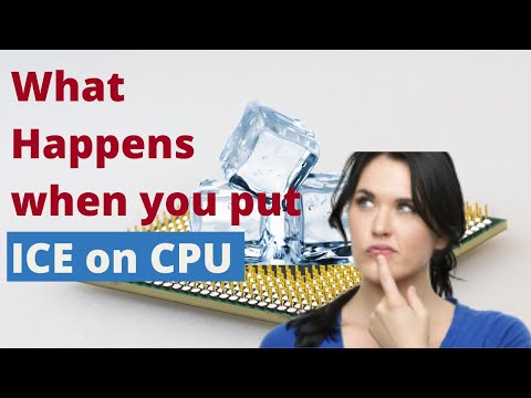 Ice On CPU How's That Tech #shorts