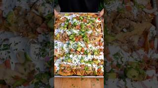Sheet pan nachos #superbowl #recipe