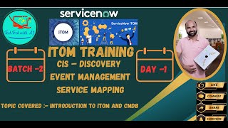 ITOM Training - CIS - Discovery and CMDB  || Batch 2 || Day 1 || Introduction to ITOM and CMDB