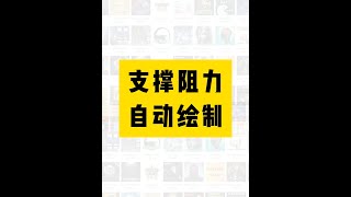 支撑阻力位作为重要的参考标准，让他自动绘制起来把 #行情分析 #短线交易 #趋势 #外汇黄金1