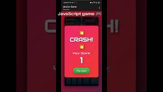 I made a javascript 2d game using my phone