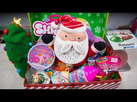 HUGE Surprise Christmas Toy Chest Santa Claus Surprise Egg Blind Bags Toys for Girls Kinder Playtime