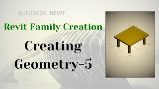Revit Family Creation | Creating The Geometry-5 | #revittutorialforbeginner #revitfamilycreation