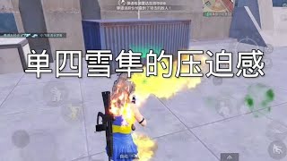 单四雪隼的压迫感！ #和平精英地铁逃生 #松下千秋 #臭猫扫号日记