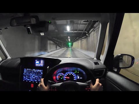 【Test Drive】2021 TOYOTA ROOMY Custom 1.0L 4WD - POV Night Drive