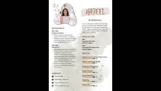 White Aesthetic Architecture Resume_ Modern Design