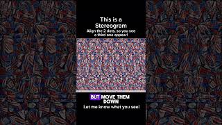 This is a stereogram. What do you see? #3deffects #3dvideo #stereograms